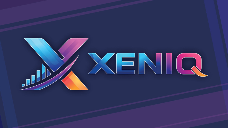 Xeniq logo decorated
